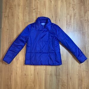 Vera Wang Blue Puffer Jacket Size XS